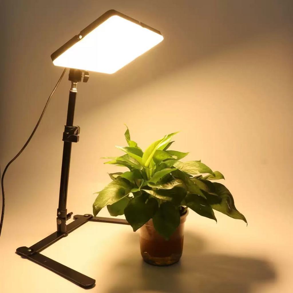 Suporte com Luz para Gravação e Fotografia Aérea de Produtos ,Ajustável e com Controle de Cor, Live
