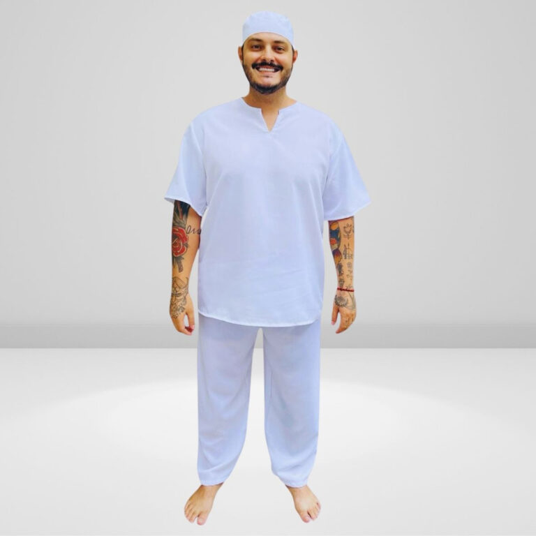 Roupa Ração + Filá Umbanda Candomblé  Masculin
