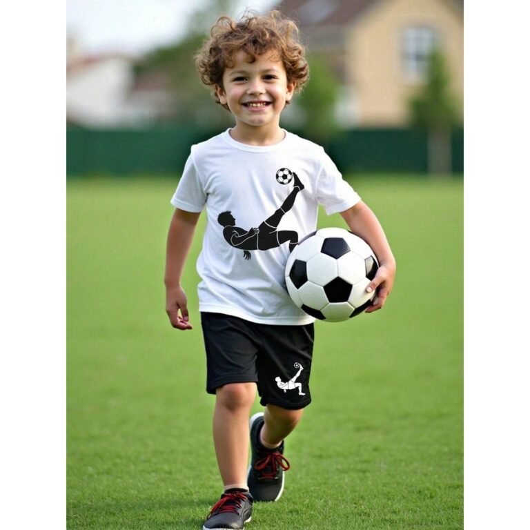 Conjunto Camiseta e Bermuda Casual de Manga Curta 