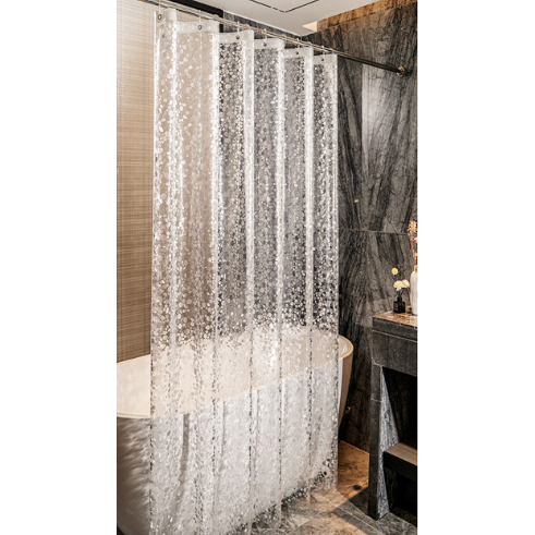 Cortina de Box para Banheiro c/ ilhós Anti Mofo R