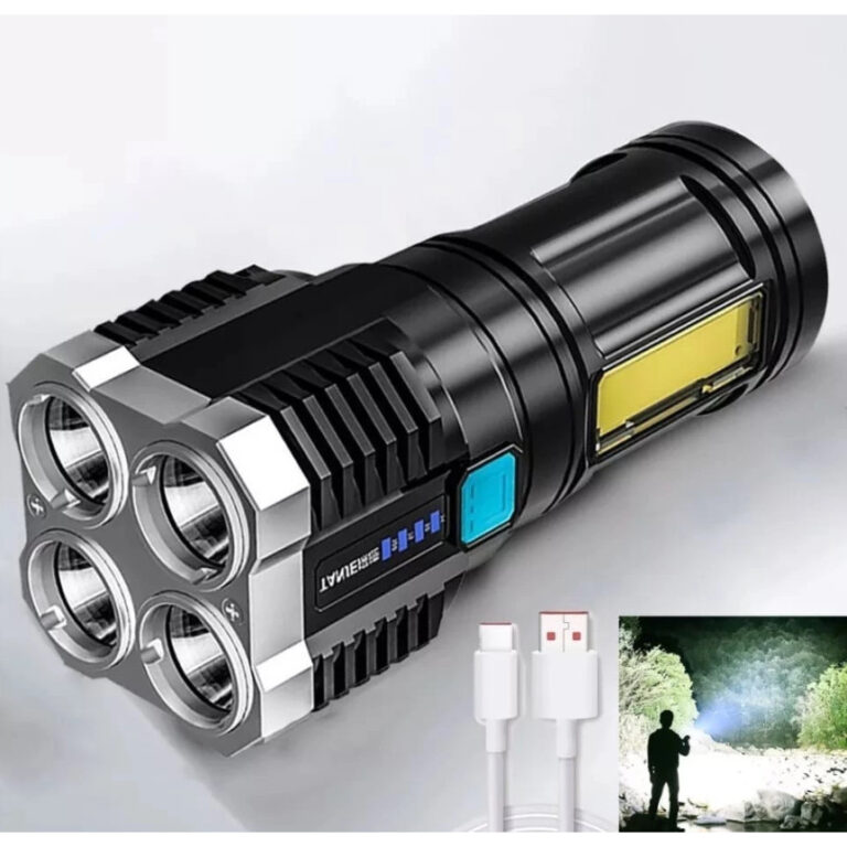 Lanterna LED Recarregável 1500m Ultra Potente 810