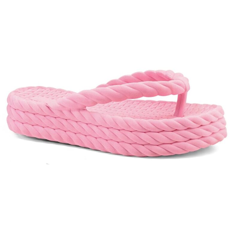 Chinelo De Dedo Nuvem Feminino Plataforma Trançad