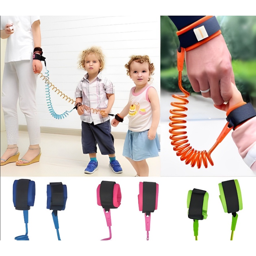 Pulseira Guia Para Criança Infantil Passeio Seguro Anti-Perda Segurança Até 10 Anos – Abcshop