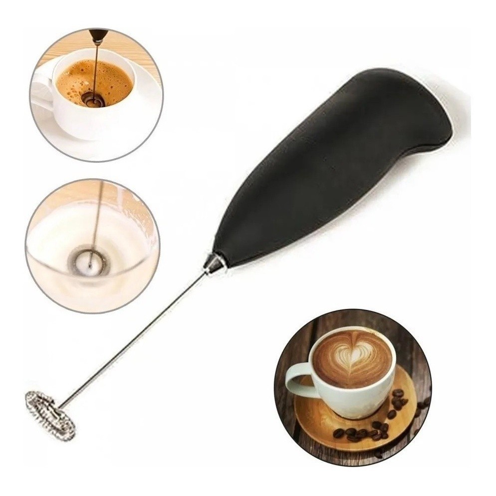 Mini Mixer Elétrico Batedor Portátil para Ovos, Leite e Café  Cores Sortidas, Pilha, Cozinha