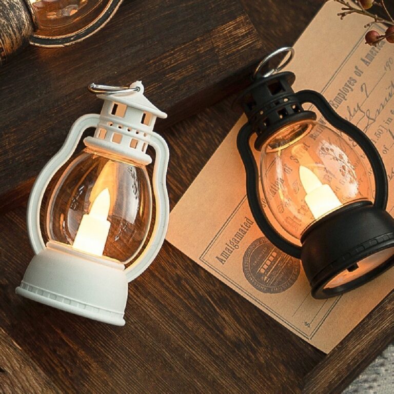 Vela Decorativa Eletrônica De LED Castiçal Lampa