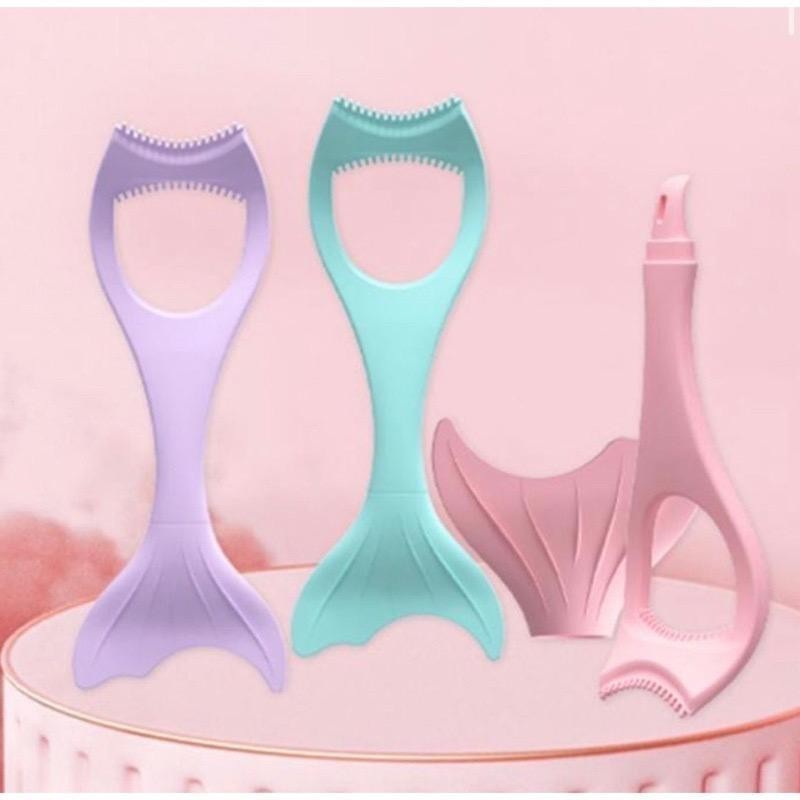 Kit 1/3 Protetor De Silicone Para Aplicação de Mascara de Cílios Delineador e Sombra nos Cílios