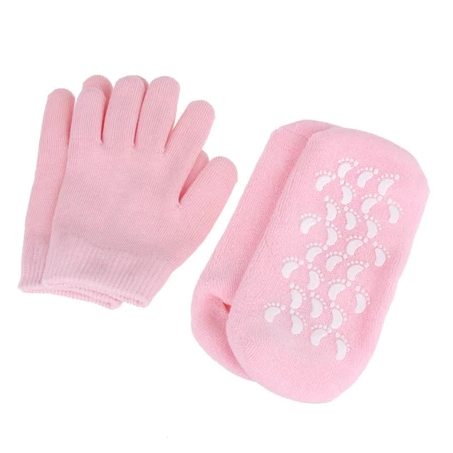 Kit Meias e Luvas de Hidratação Para Os Pés e M