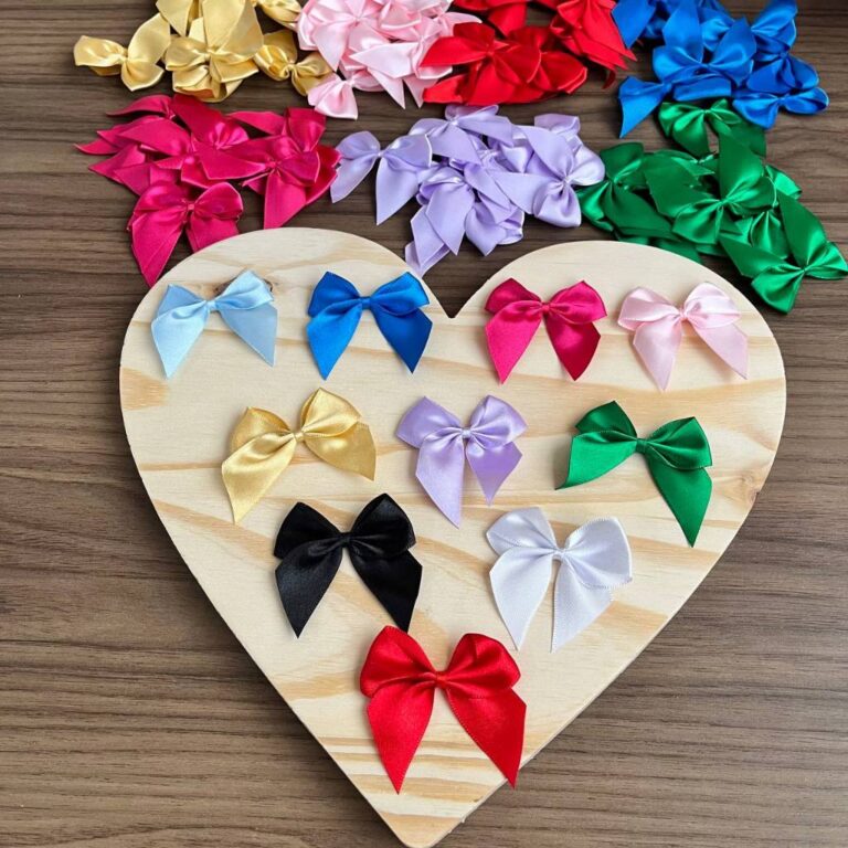 Laço  de cetim  número 5 com  10 – 25 ou 5