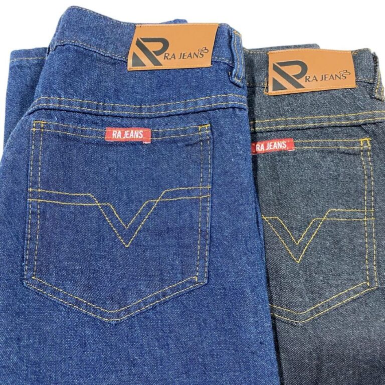 Kit 2 Calça Jeans Masculina Tradicional Corte Ret