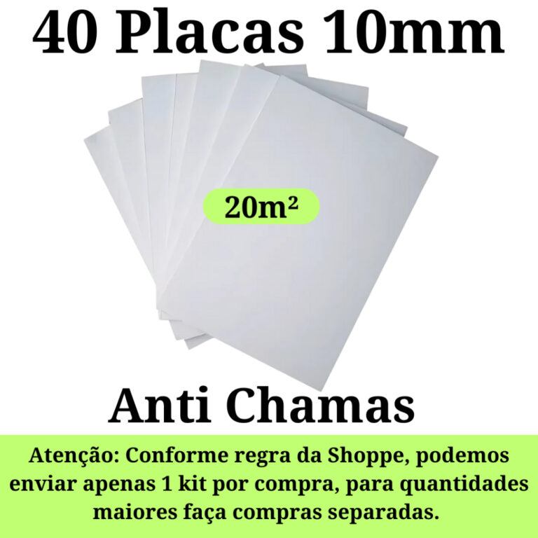 Kit Placas de Isopor Para Forro Teto F1 1000x500x1