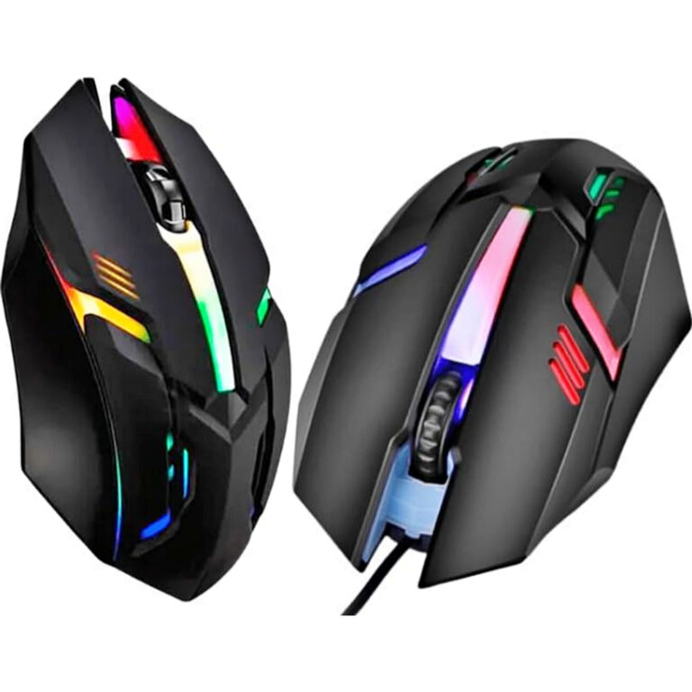Mouse Com Fio Design Ergonômico 1200 DPI Ajustáv