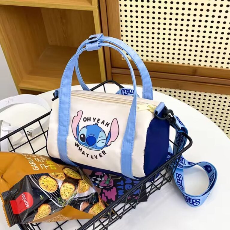 Bolsa Disney Stitch Com Alça E Transversal Passei