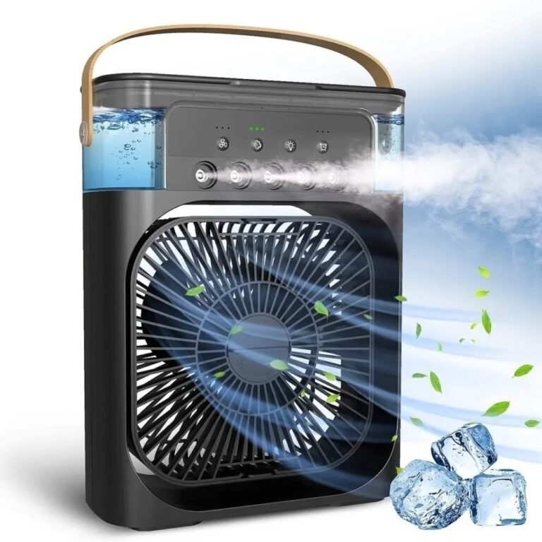 Mini Ar Condicionado Portátil 3 em 1  Ventilador,