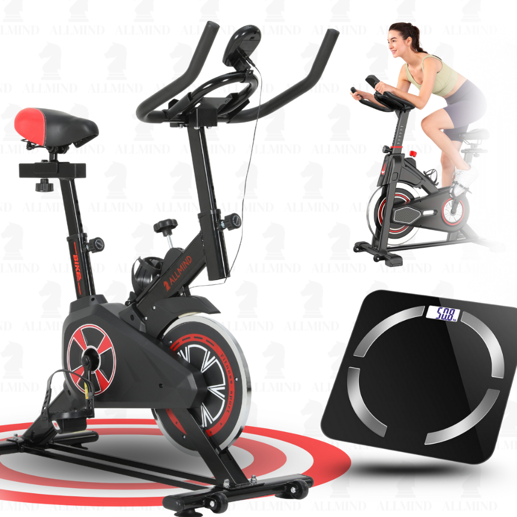 Bike Spinning Bicicleta Ergometrica Profissional 8kg Inercia Bicicleta Fitness Com Balança Corporal