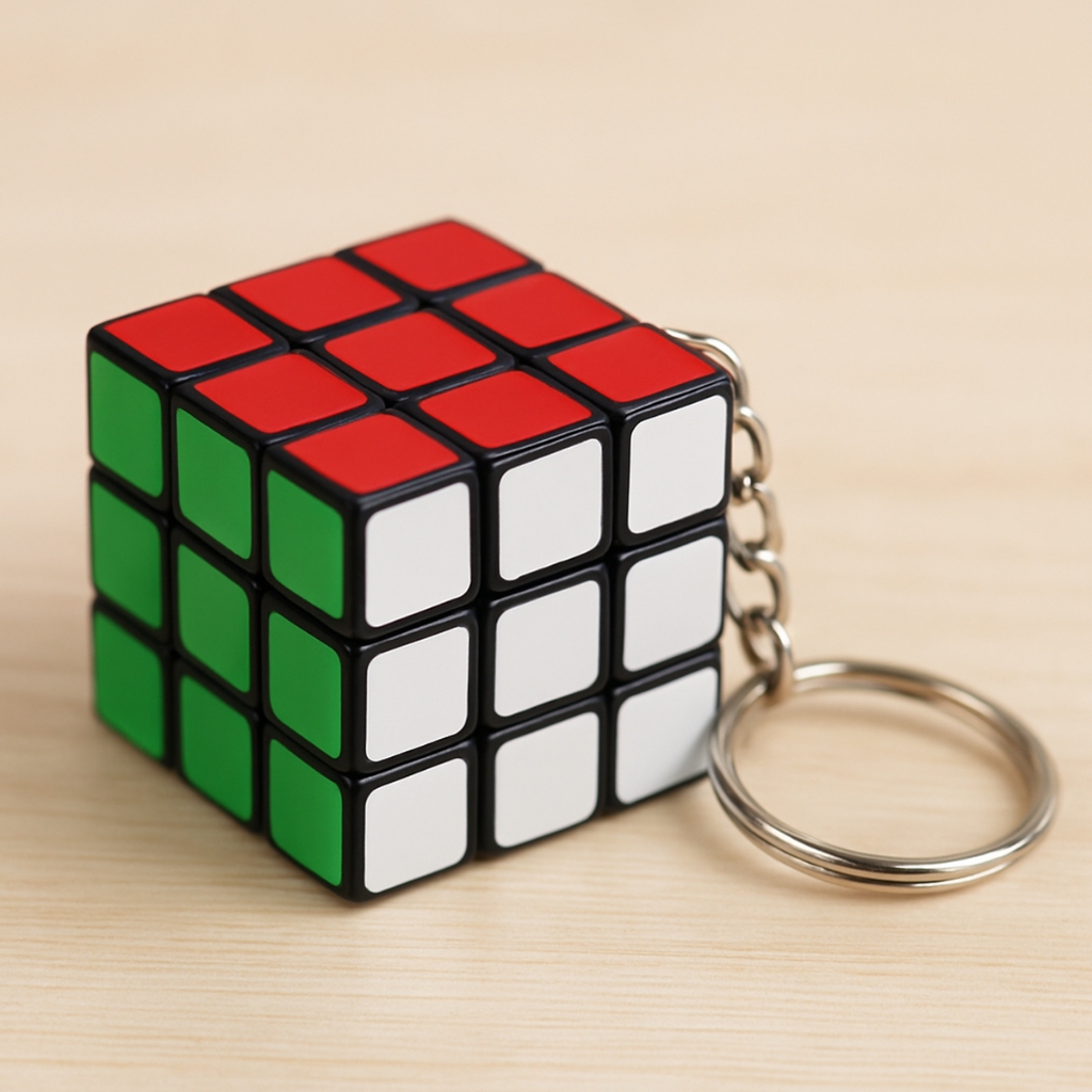 Chaveiro de Cubo Mágico Presente
