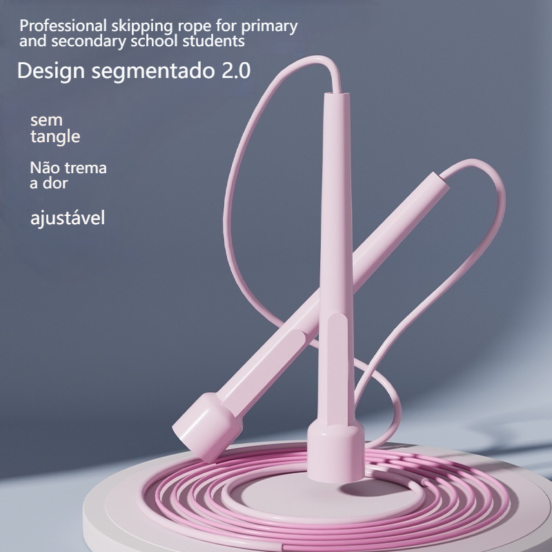 Corda de Pular com Pegada Antiderrapante – Design em Formato de Caneta para Exercícios e Competição