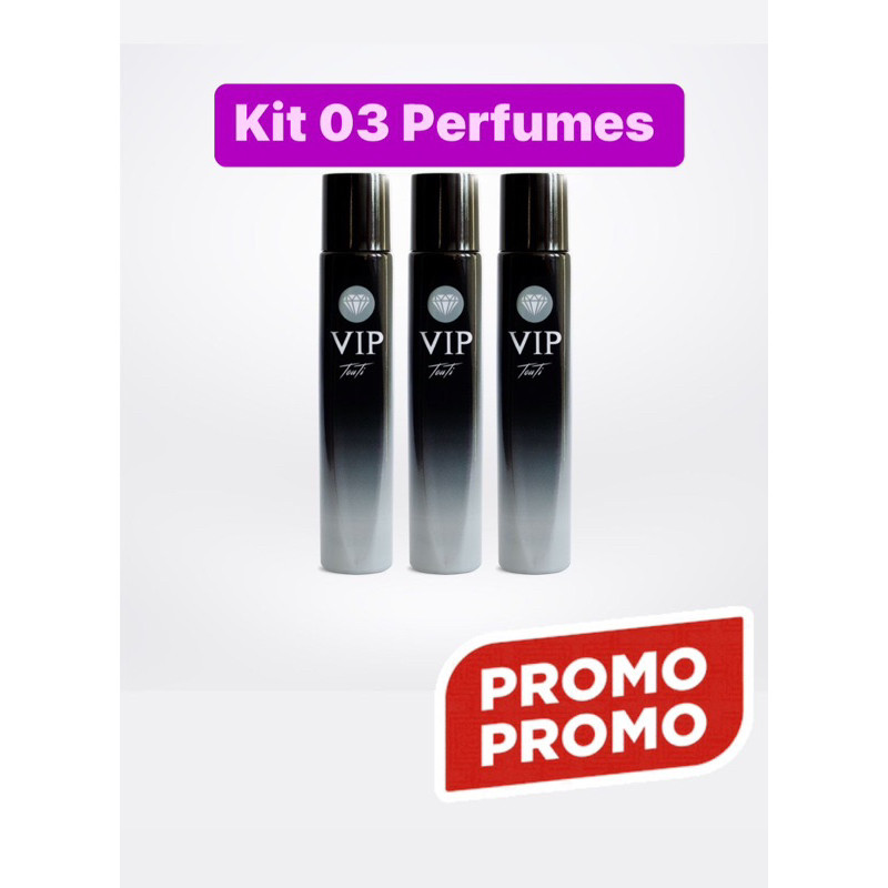Kit 03 Perfumes Promoção  (Escolha no chat a Fragrância)