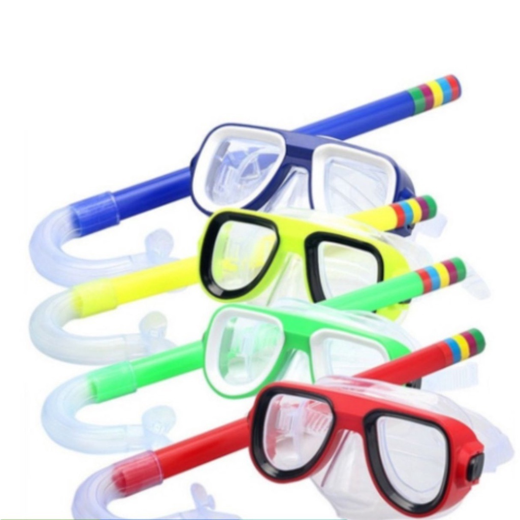 Kit Mergulho Snorkel Óculos Máscara Piscina Praia Banho Natação Infantil  4.7