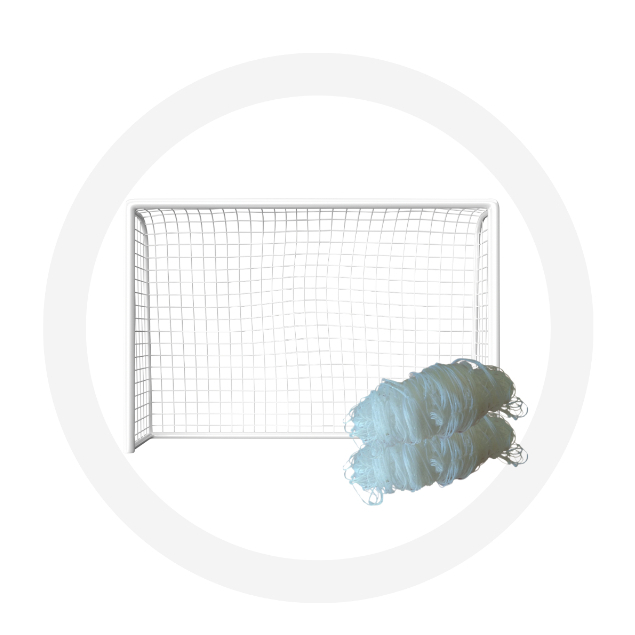 Par de Rede para Trave de Gol Futsal Fio 2 Nylon F