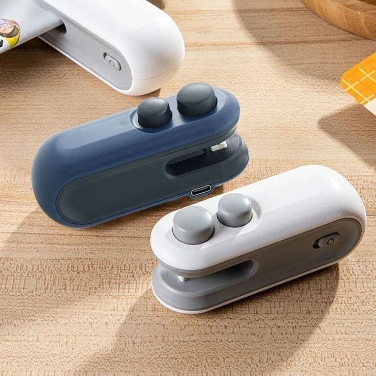 Mini Selador Portátil De Saco 2 Em 1 Magnético D