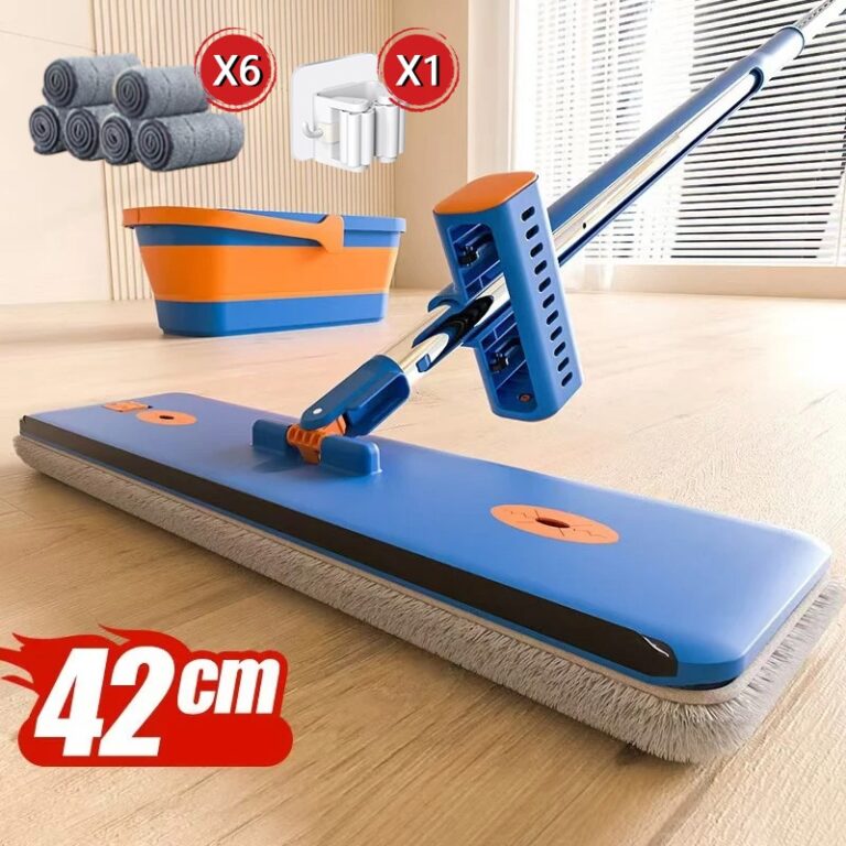 KIT 9 Conjunto De Esfregão E Balde Dobrável De M