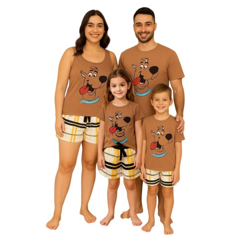 Pijama Família Combinado Tal Pai Tal Mãe e Tal F
