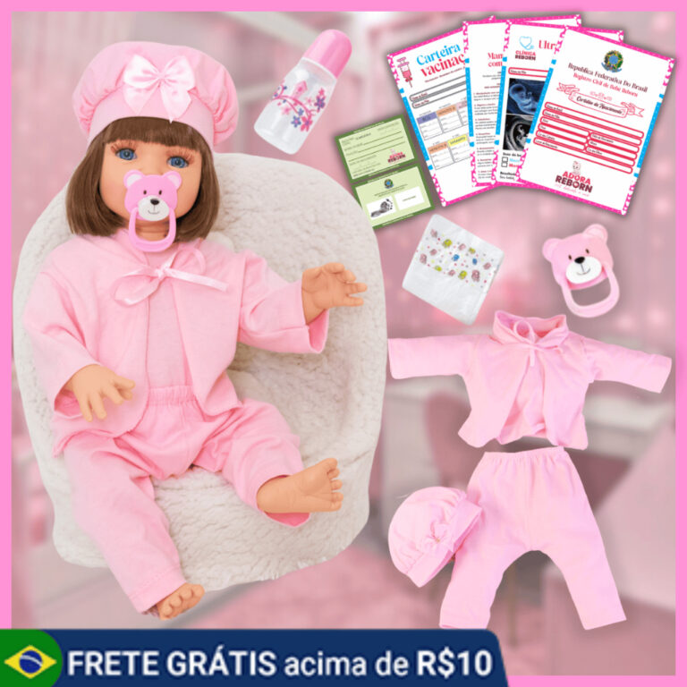 Boneca Bebê Reborn Silicone Bebe Barata Realista 