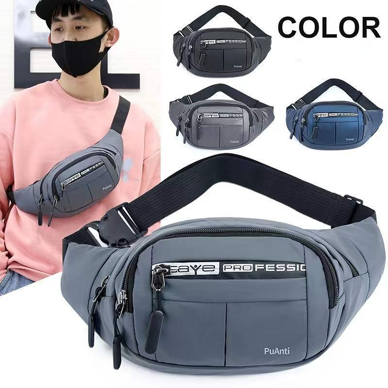 Pochete Masculina Impermeável resistente para uso diário organizadora ajustável Vários Modelo