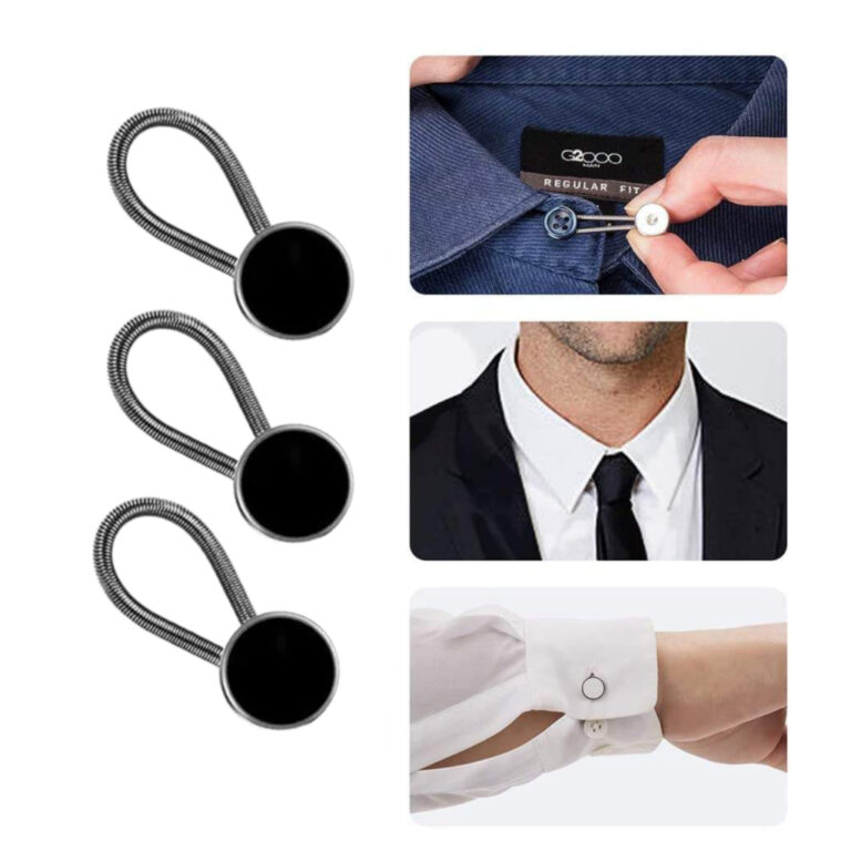 Extensor De Botão Colarinho Camisa Social Apertad