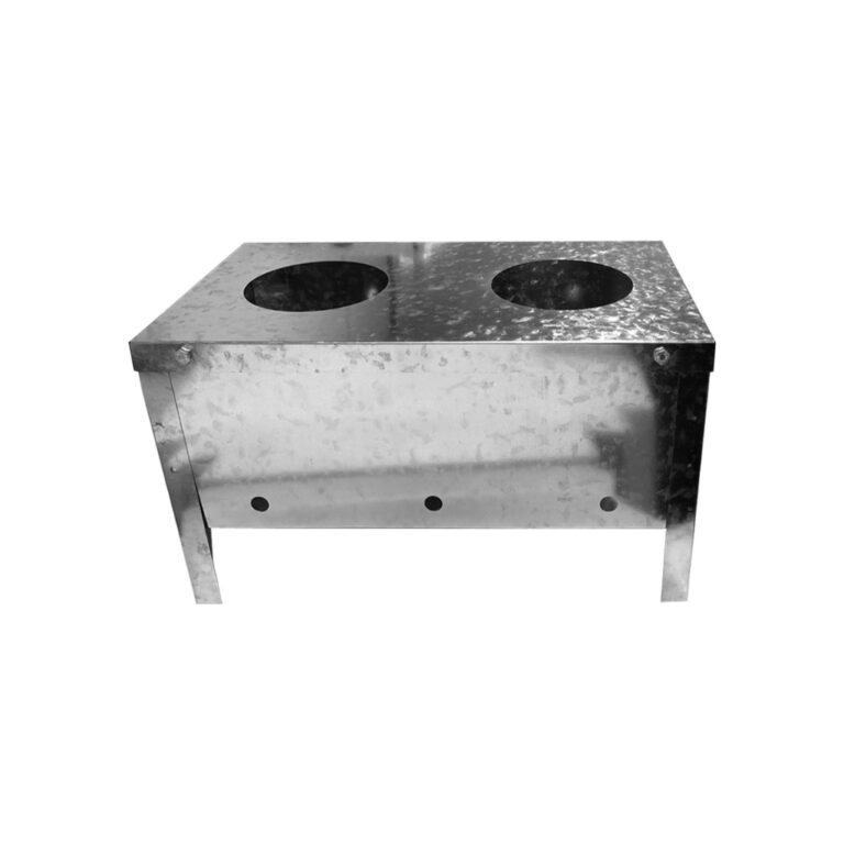 Fogão a Lenha Portátil 2 Bocas Multiuso Aço Car