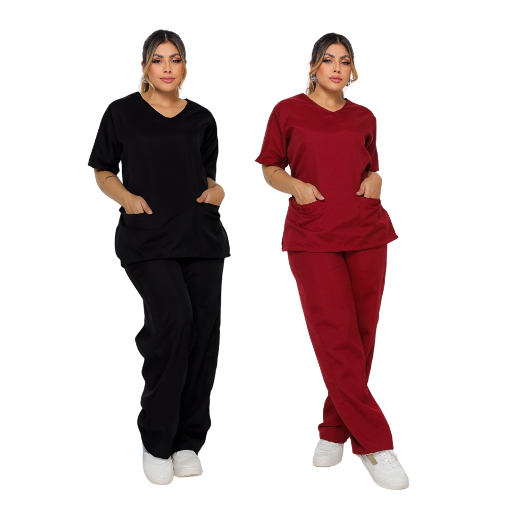 Conjunto Pijama Hospitalar Scrub Cirúrgico Feminino Profissional ENVIO IMEDIATO