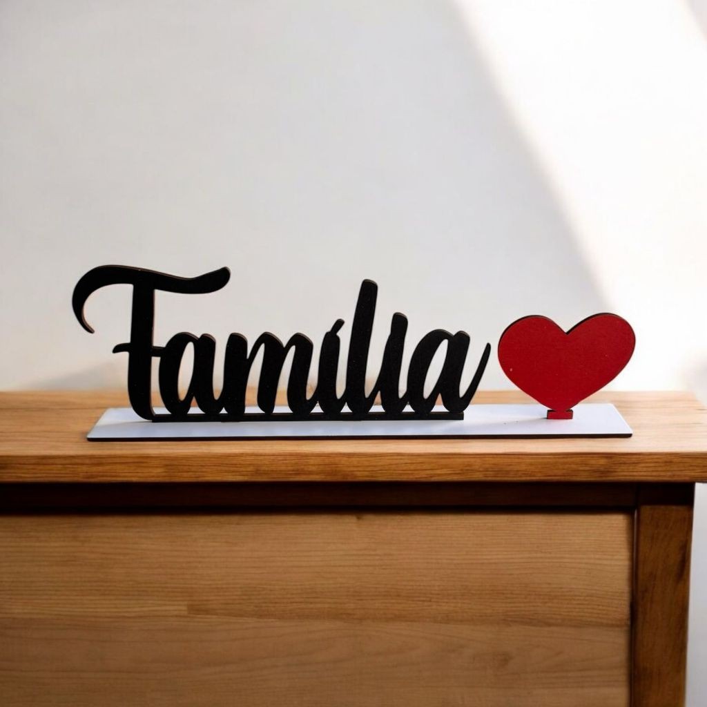 Palavras De Mesa Fé Família Gratidão Com Base Em Mdf Branco Decoração Bancada Artesanato Decoração
