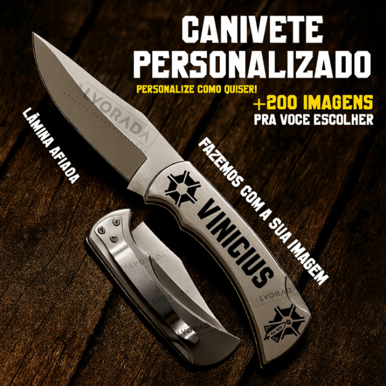 Canivete Personalizado com Nome ou Logo de Empresa