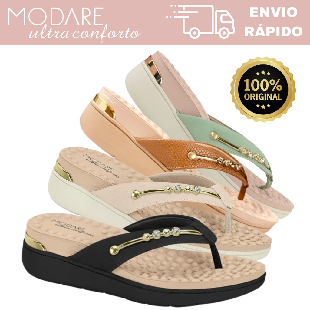 Tamanco Anabela Feminino Modare 7151.115  Conforto, Estilo e Leveza no Dia a Dia