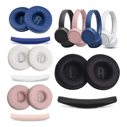 Par Almofada Espuma Para Fone Compatível Jbl Tune