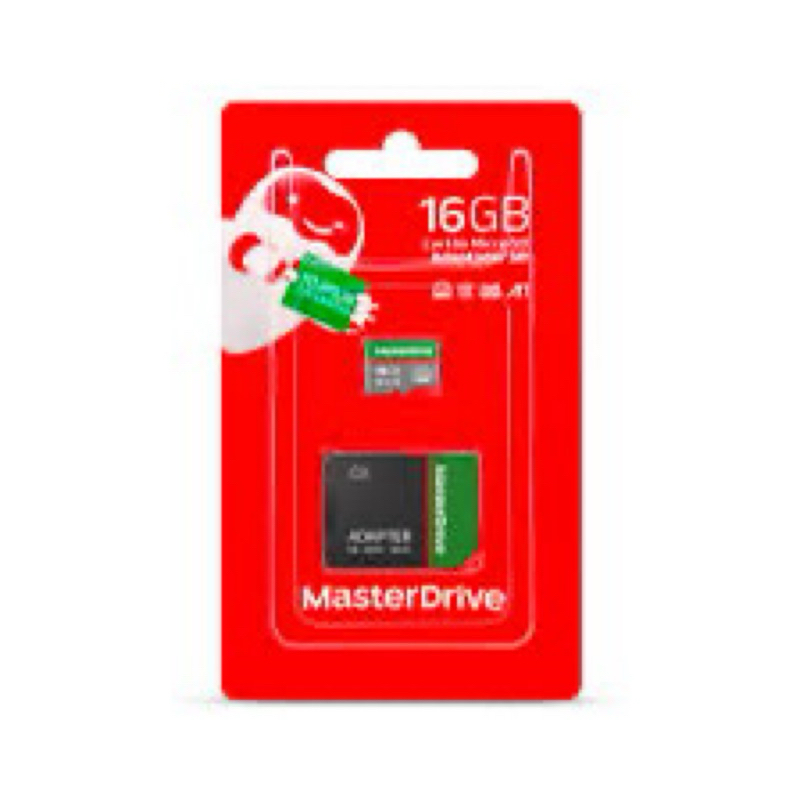 Cartao de Memoria 8/16/32/64 e 128GB MasterDrive USB 2.0 Class 10 MicroSD com Adaptador