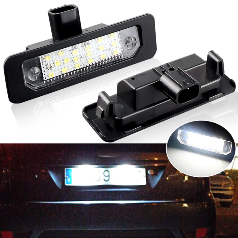 2PCS Canbus Branco LED Número de matrícula Luz p