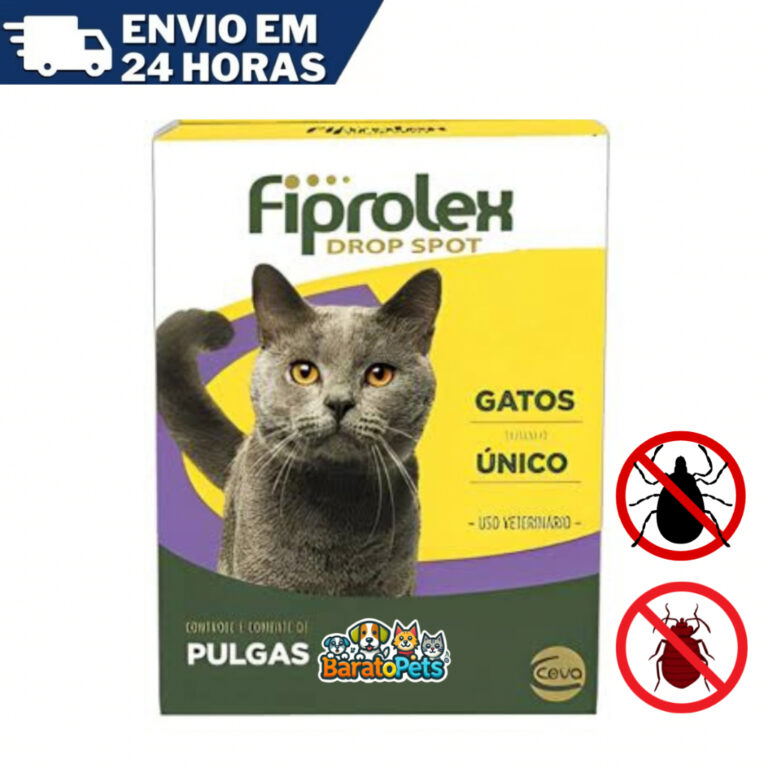Fiprolex Gato: Leve 3 pague 2 Pipetas Antipulgas e