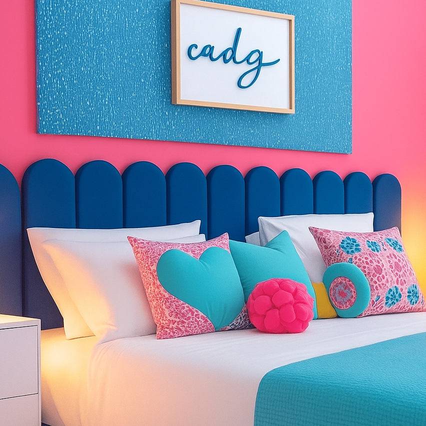 Kits de Cabeceira Estofada Modular até 15 Placas Para Cama em L