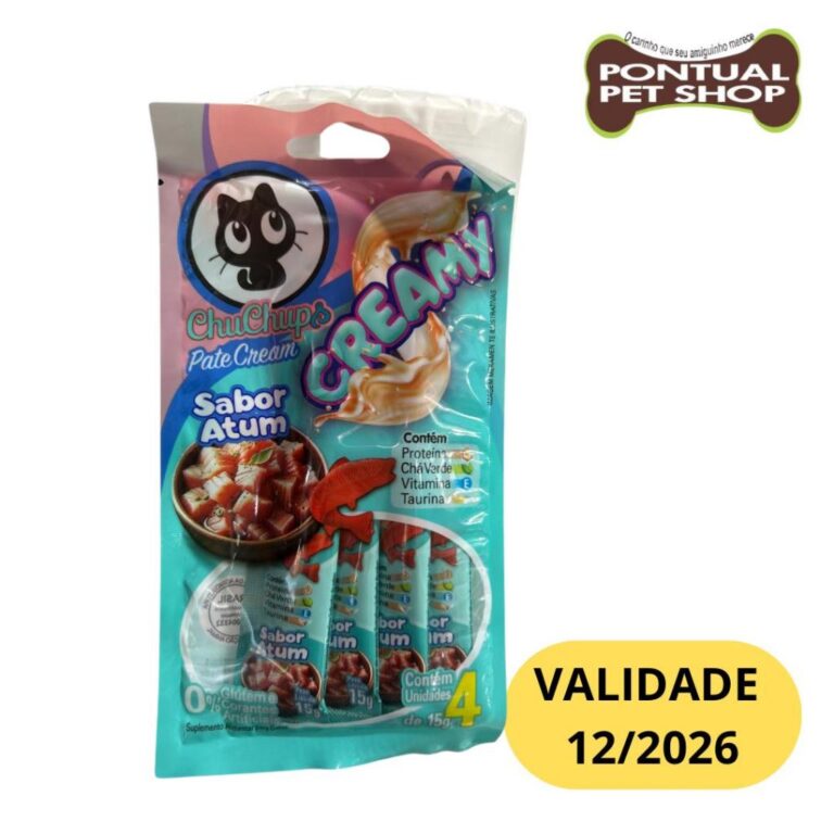 Petisco Cremoso Gatex Chuchups Atum 4x15g