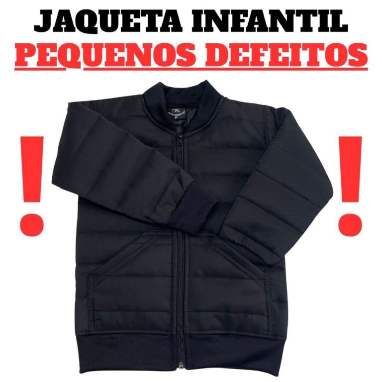 Jaqueta Puffer Infantil PEQUENOS DEFEITOS Promoç