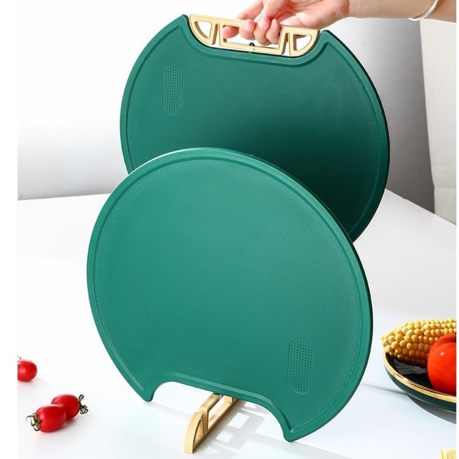 Tábua De Corte Antibacteriana À Prova De Mofo 30cm Com Suporte Em Pé Para Cozinha