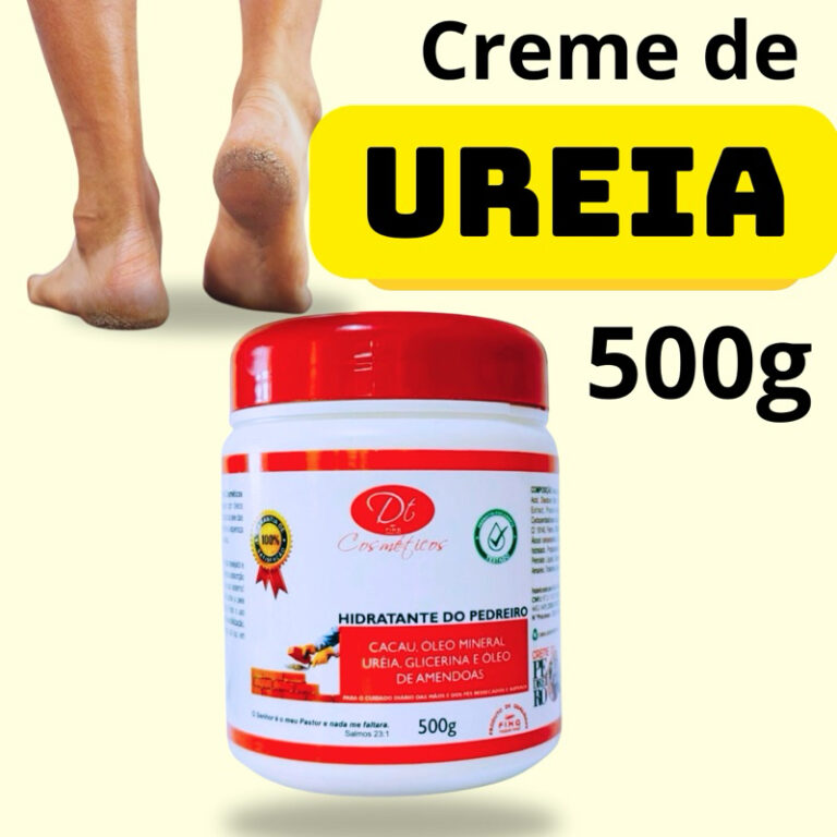 Creme Hidratante Pedreiro De Ureia Para Pés Mãos
