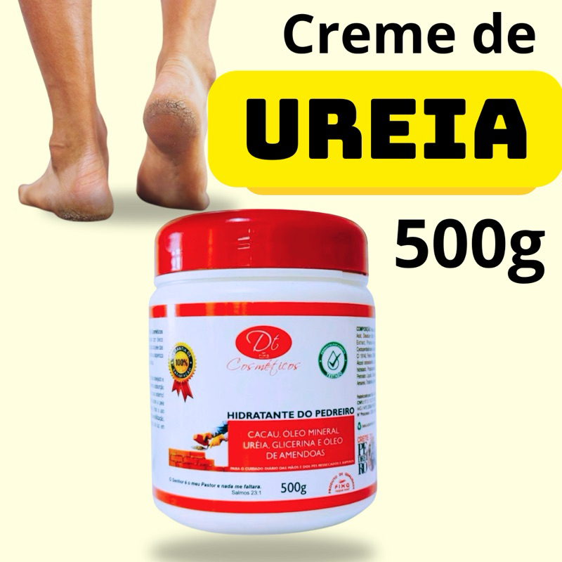 Creme Hidratante de Ureia p Pés Ressecados Calcanhar e Cotovelos Danificados Hidratante Intensivo