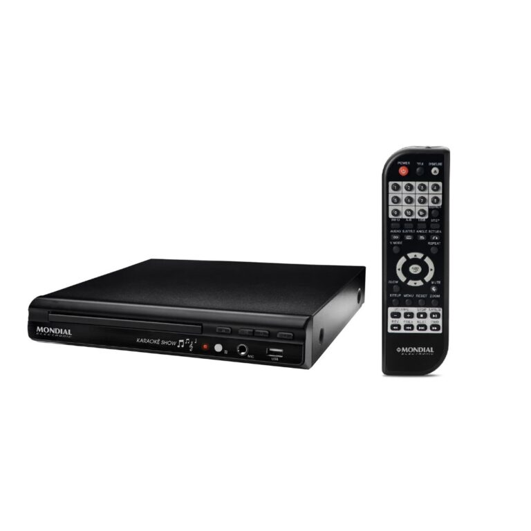 DVD Karaokê Mondial – DVD Player D-20 Com K