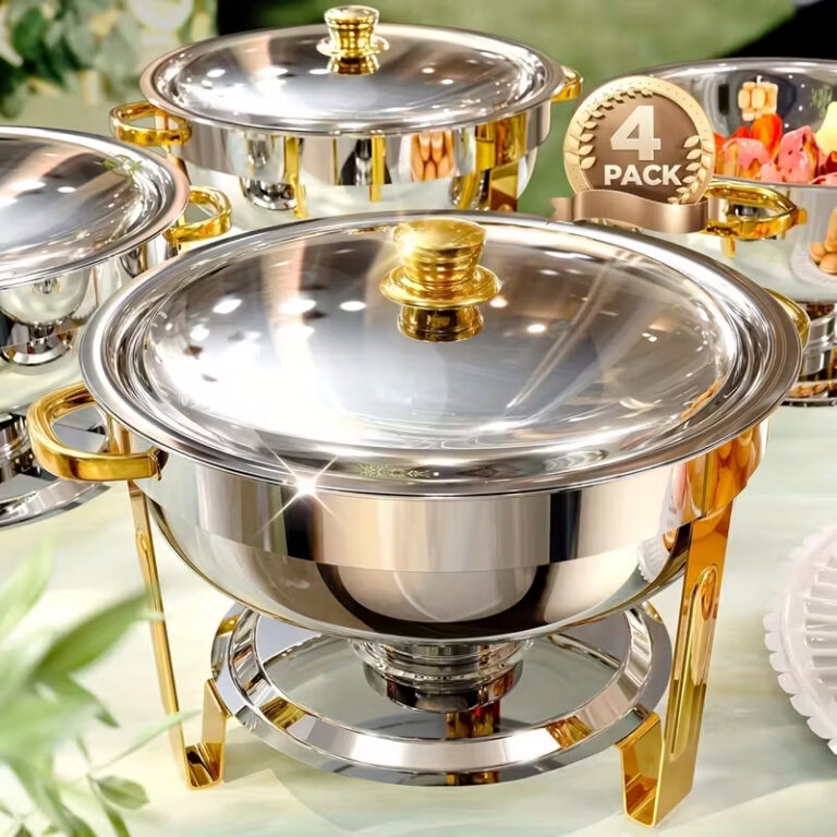 Rechaud Inox Redondo 6 Litros Banho Maria Aquecedo