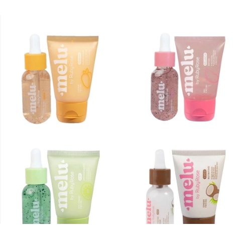 Kit Serum Facial + Gel Facial Melu By Ruby Rose