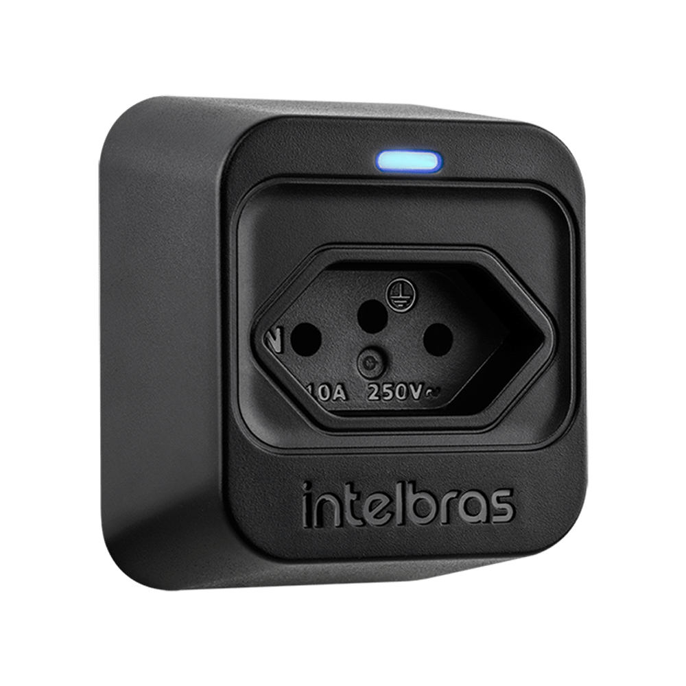 Dispositivo Protetor Contra Surtos Elétrico Intelbras Bivol Eps 301 Preto