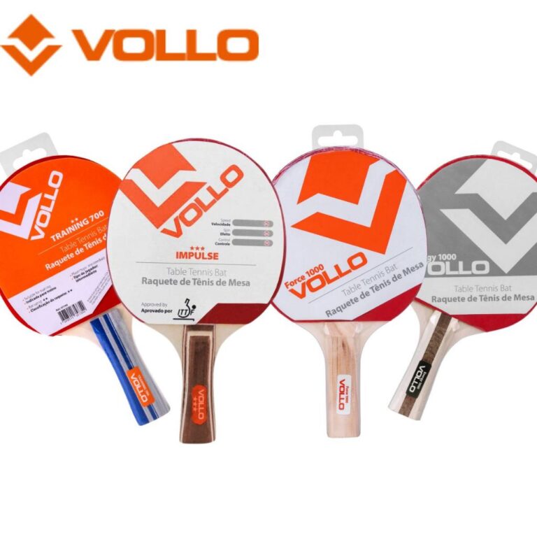 Raquete de Ping Pong Tenis de Mesa Vollo Cabo de M