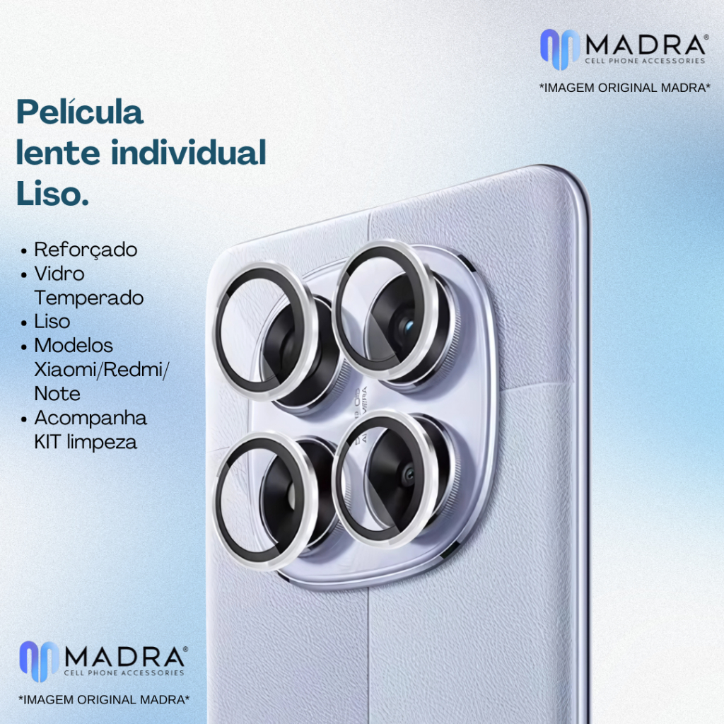 Kit Camera Liso REDMI 14C/13C/RM 13/ NOTE 12/13/13 PRO/13 PRO PLUS/14 PRO 4G 5G/ POCO X5 PRO/X6 PRO/